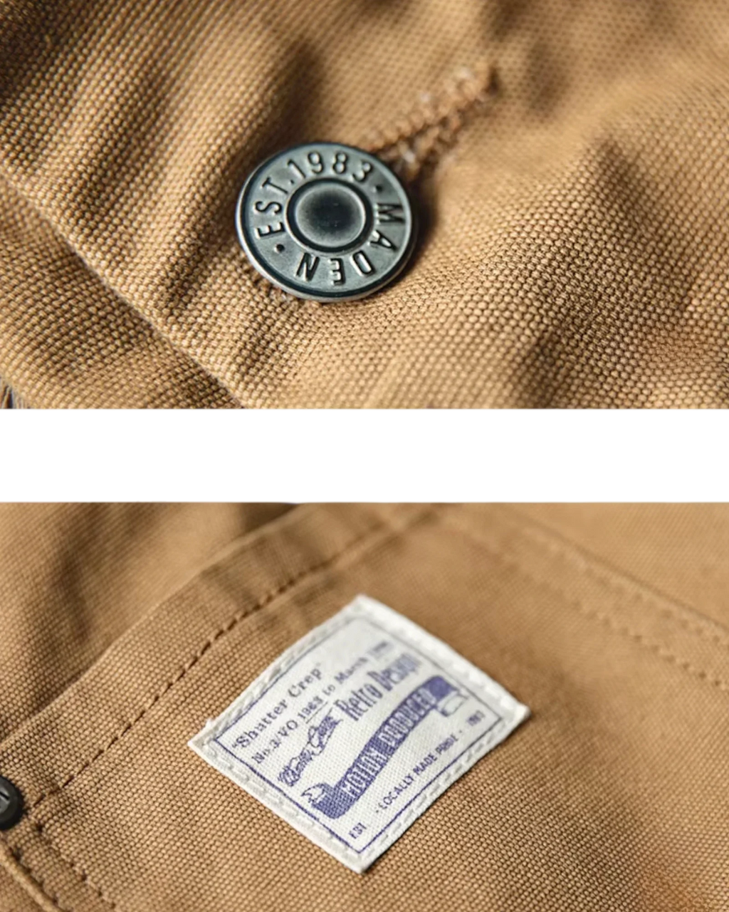 Salopette Travail Vintage Marron