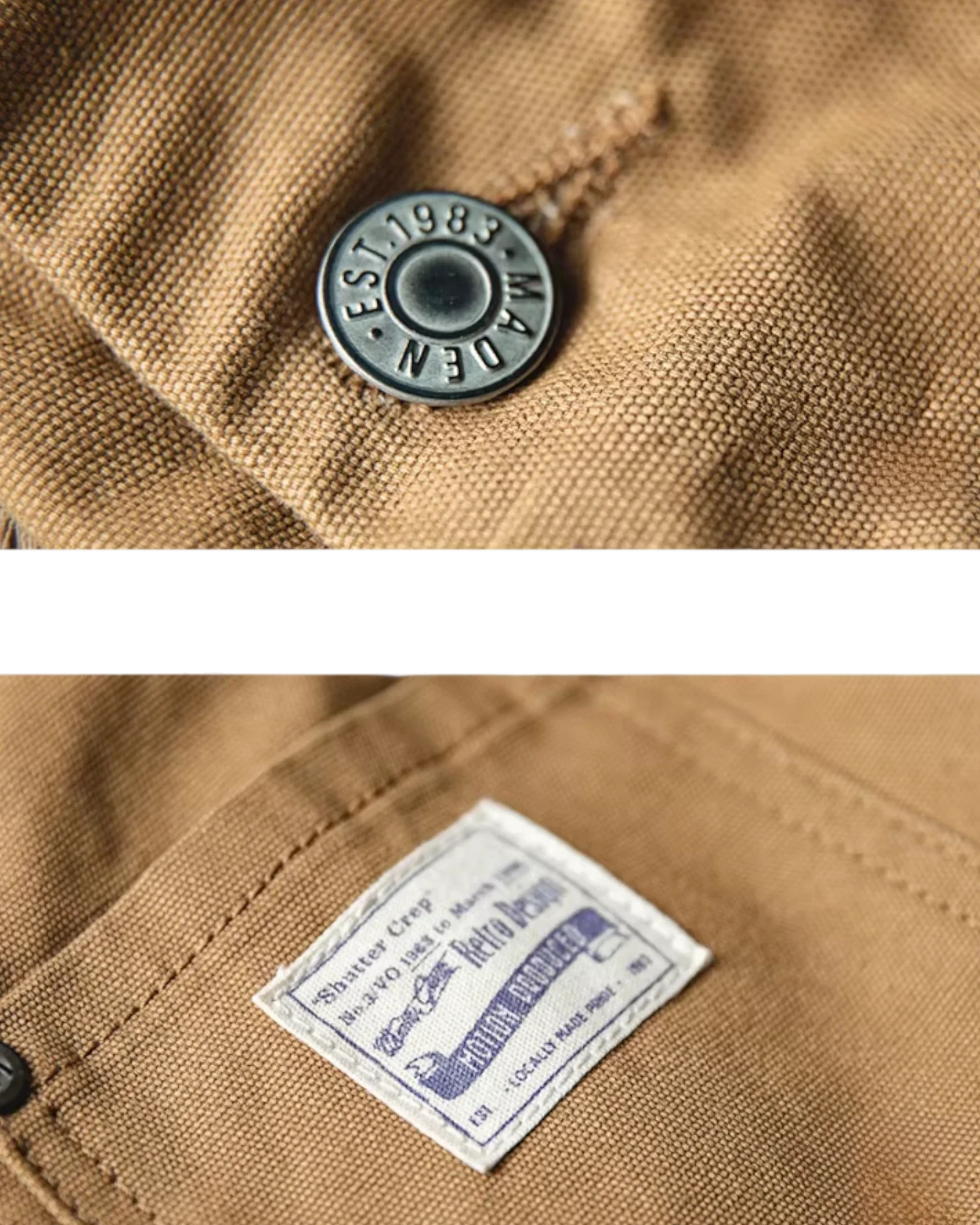 Salopette Travail Vintage Marron