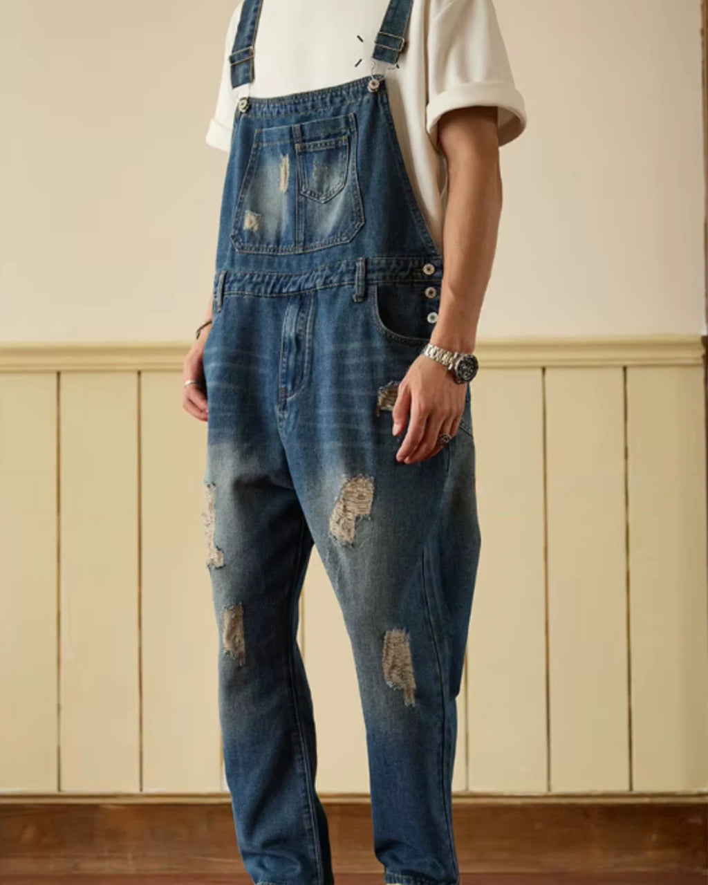 Salopette Denim Déchiré Streetfit