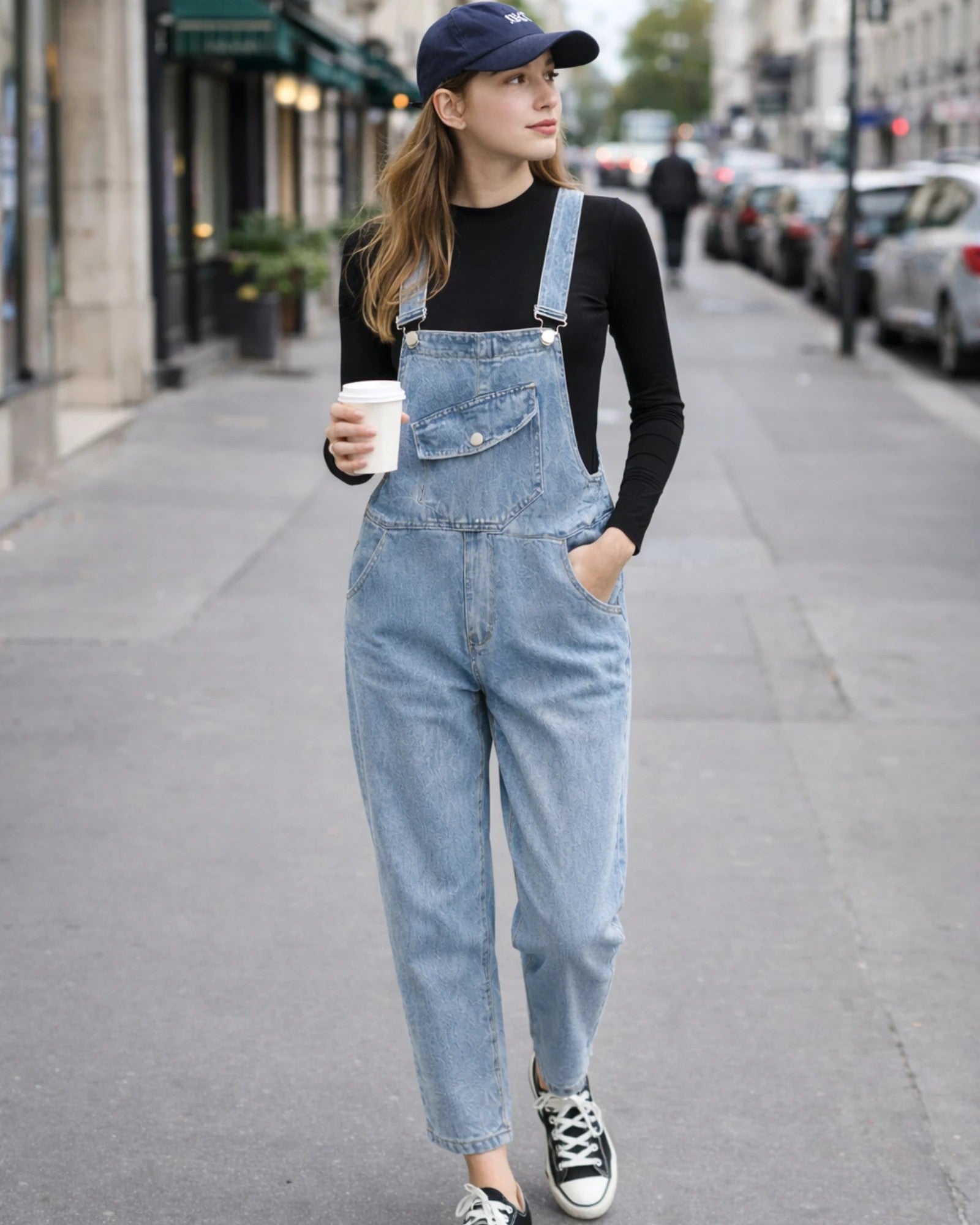 Salopette Femme Denim Élégante