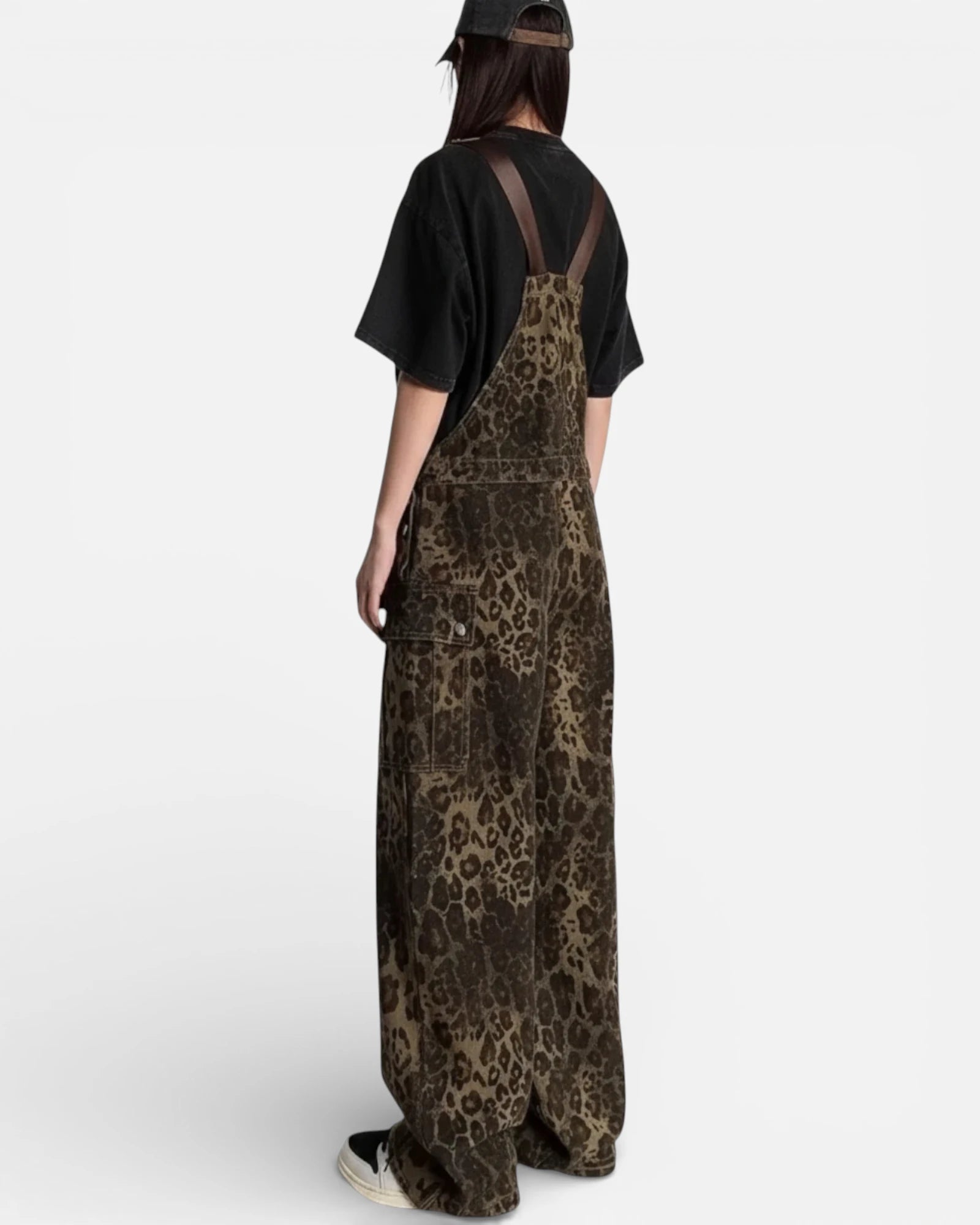 Salopette Femme Retro Leopard