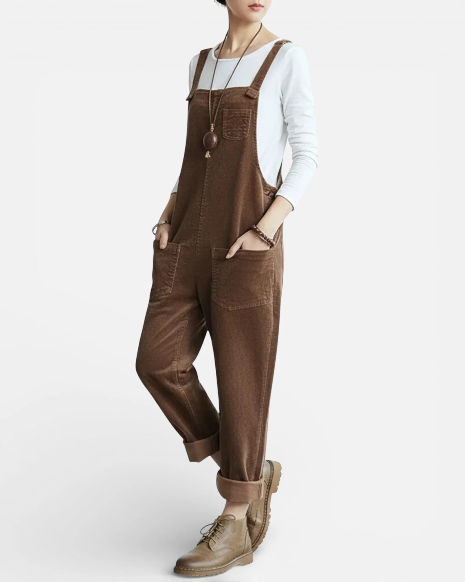 Salopette Velours Large | Ember