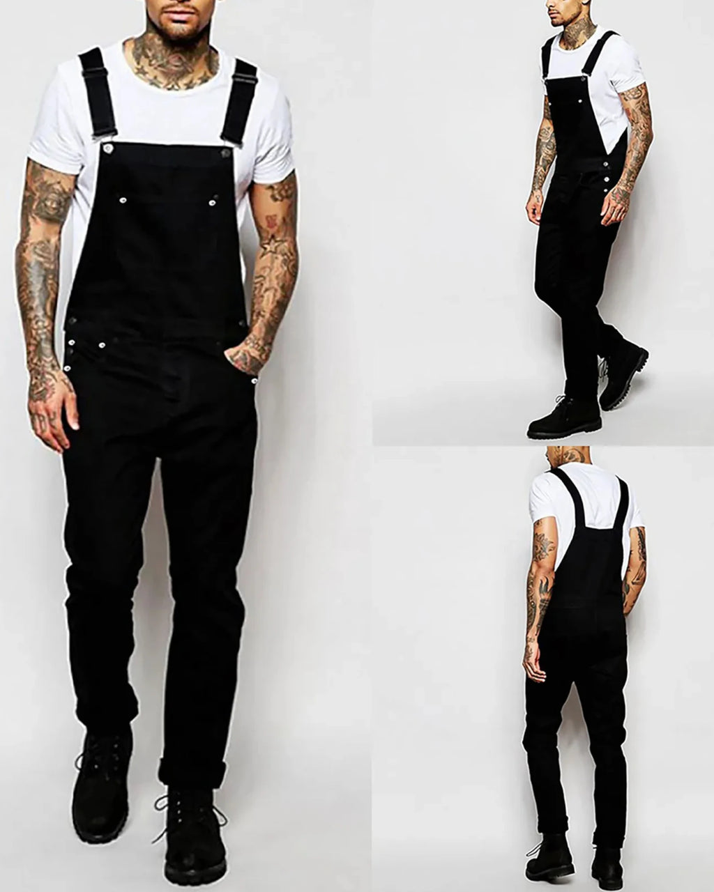 Salopette Moderne Noir | Nightfall