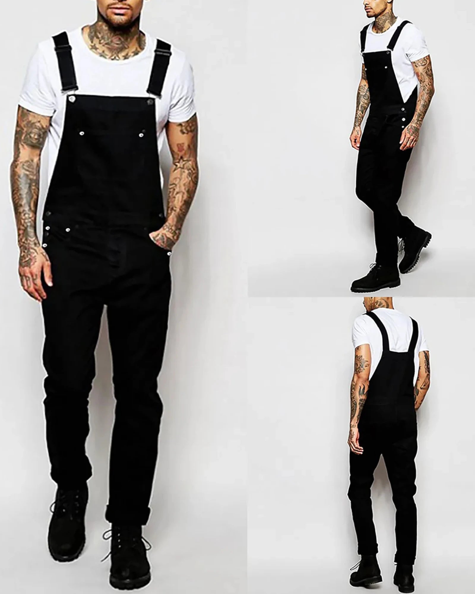 Salopette Moderne Noir | Nightfall