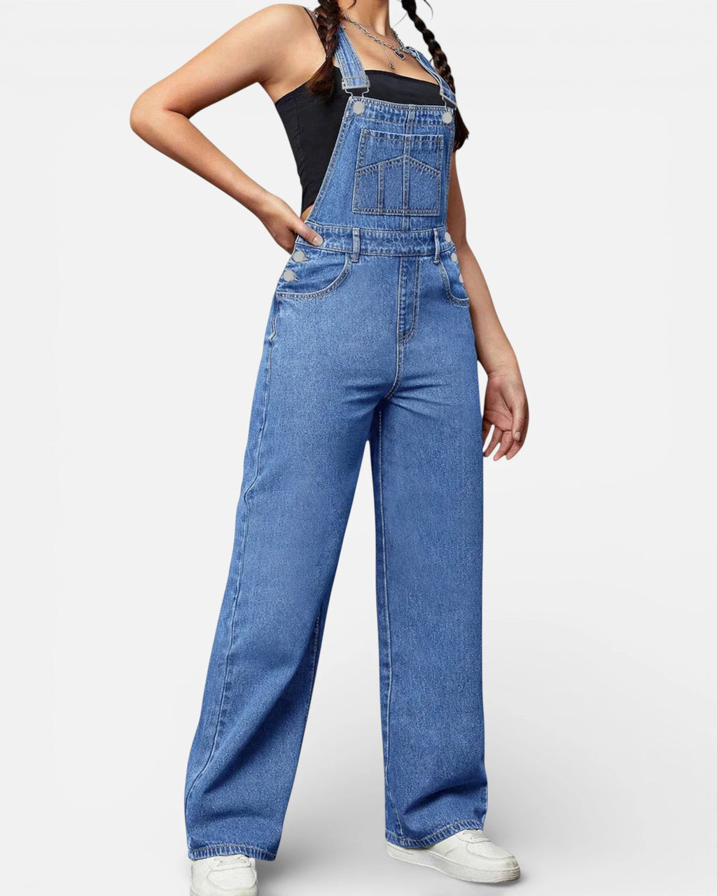 Salopette jean Confortable | Blueva
