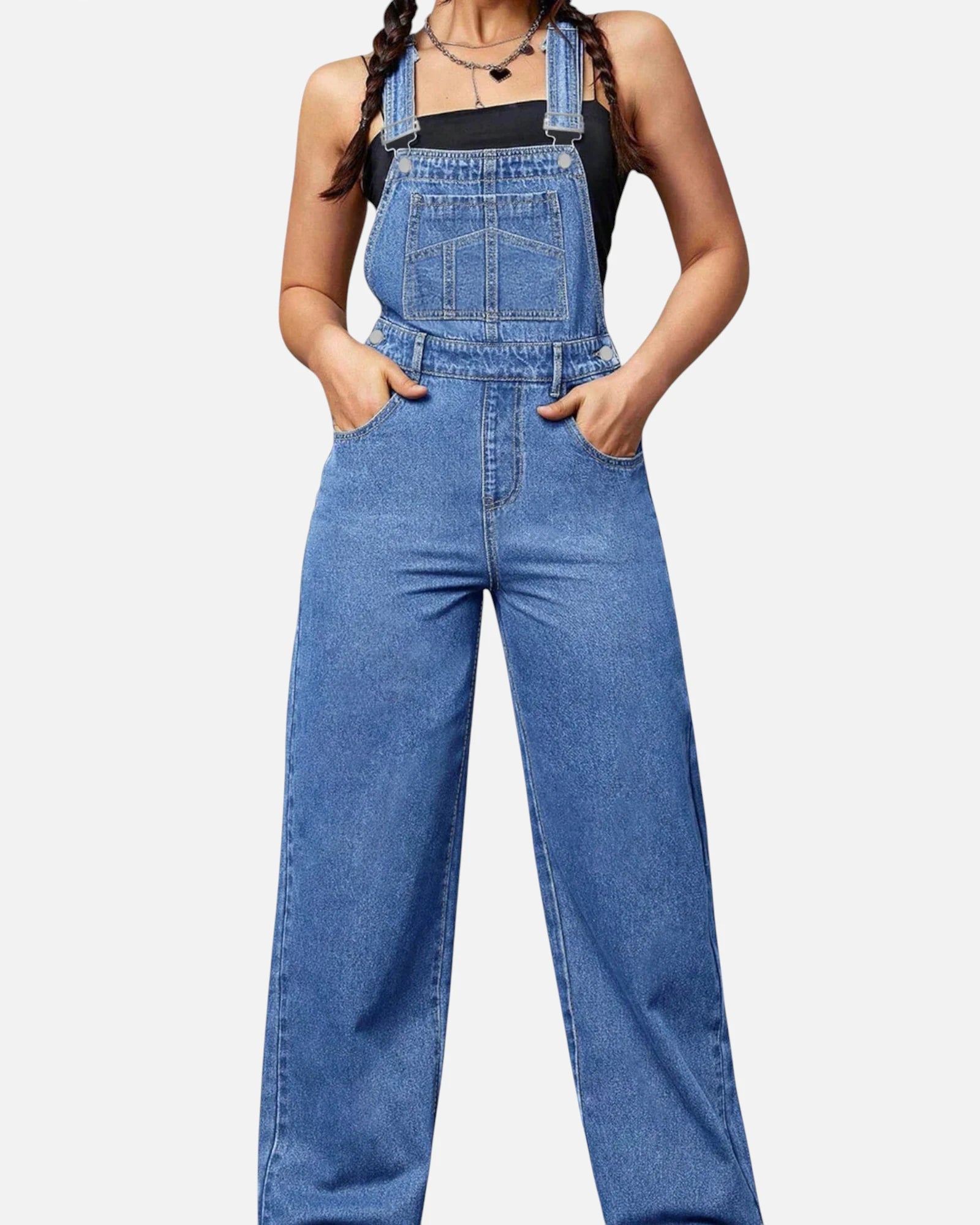 Salopette jean Confortable | Blueva