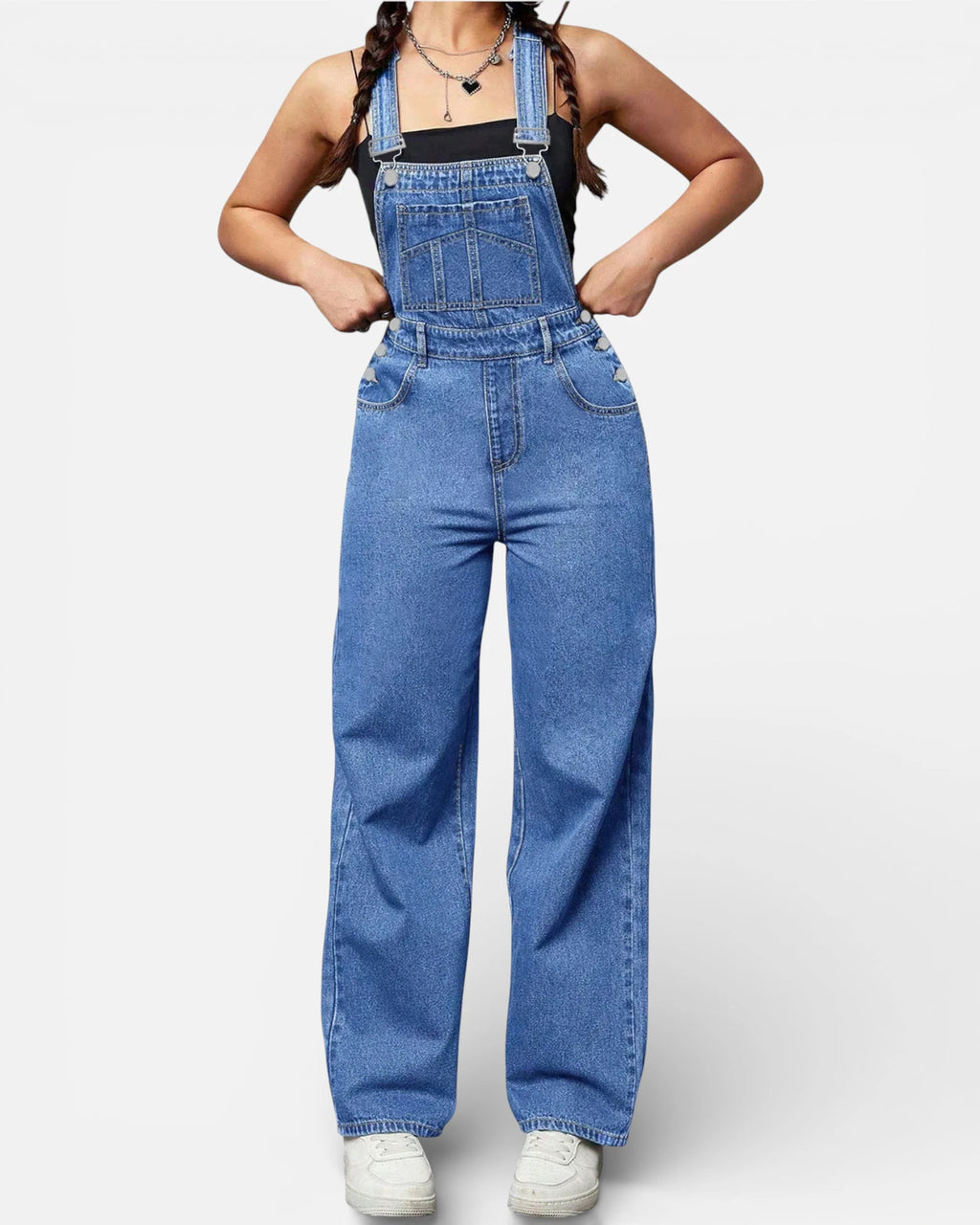 Salopette jean Confortable | Blueva