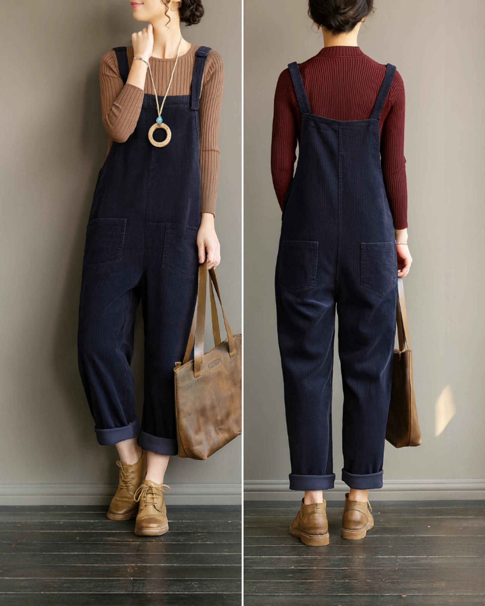 Salopette Velours Large | Ember