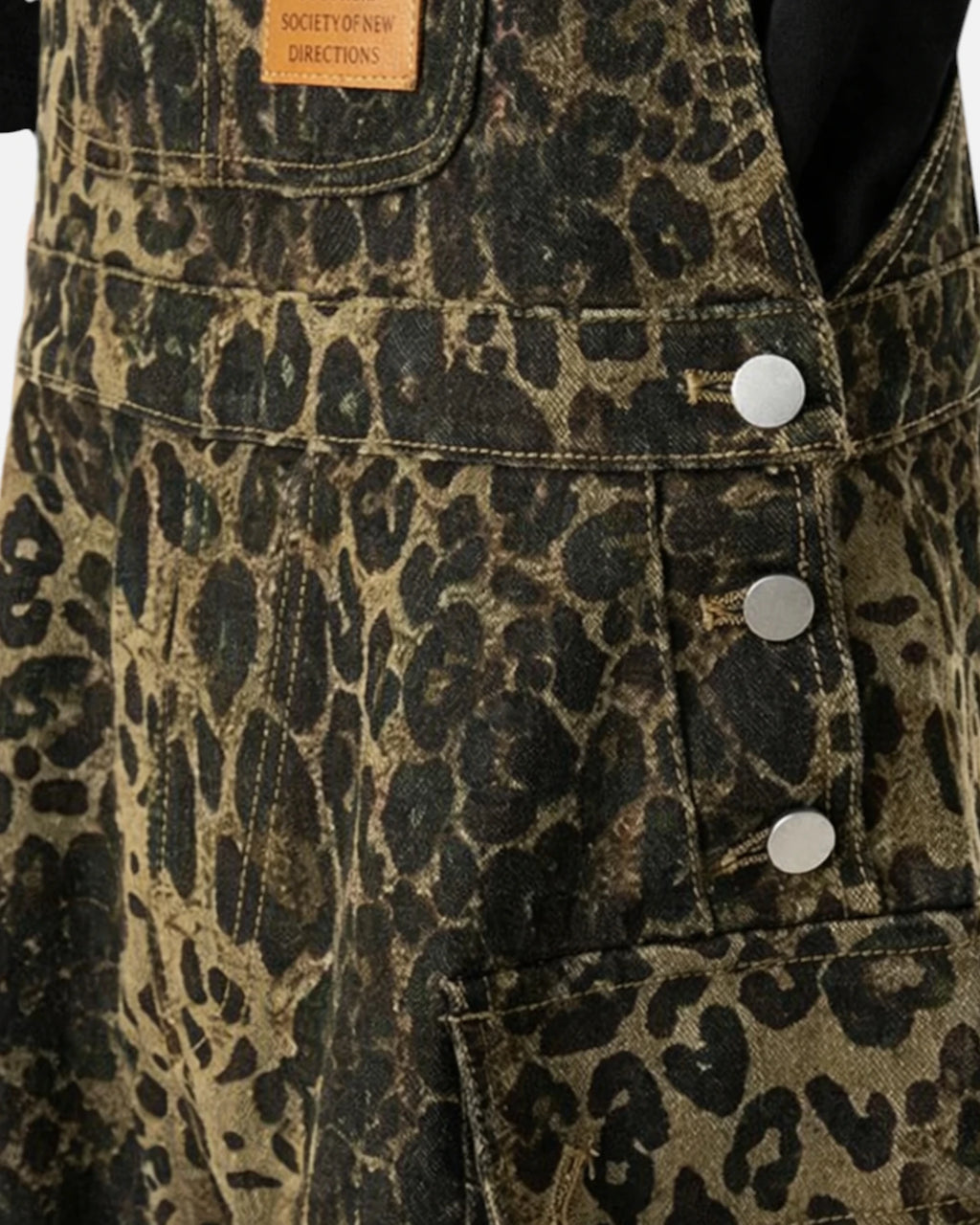 Salopette Léopard Style Décontracté