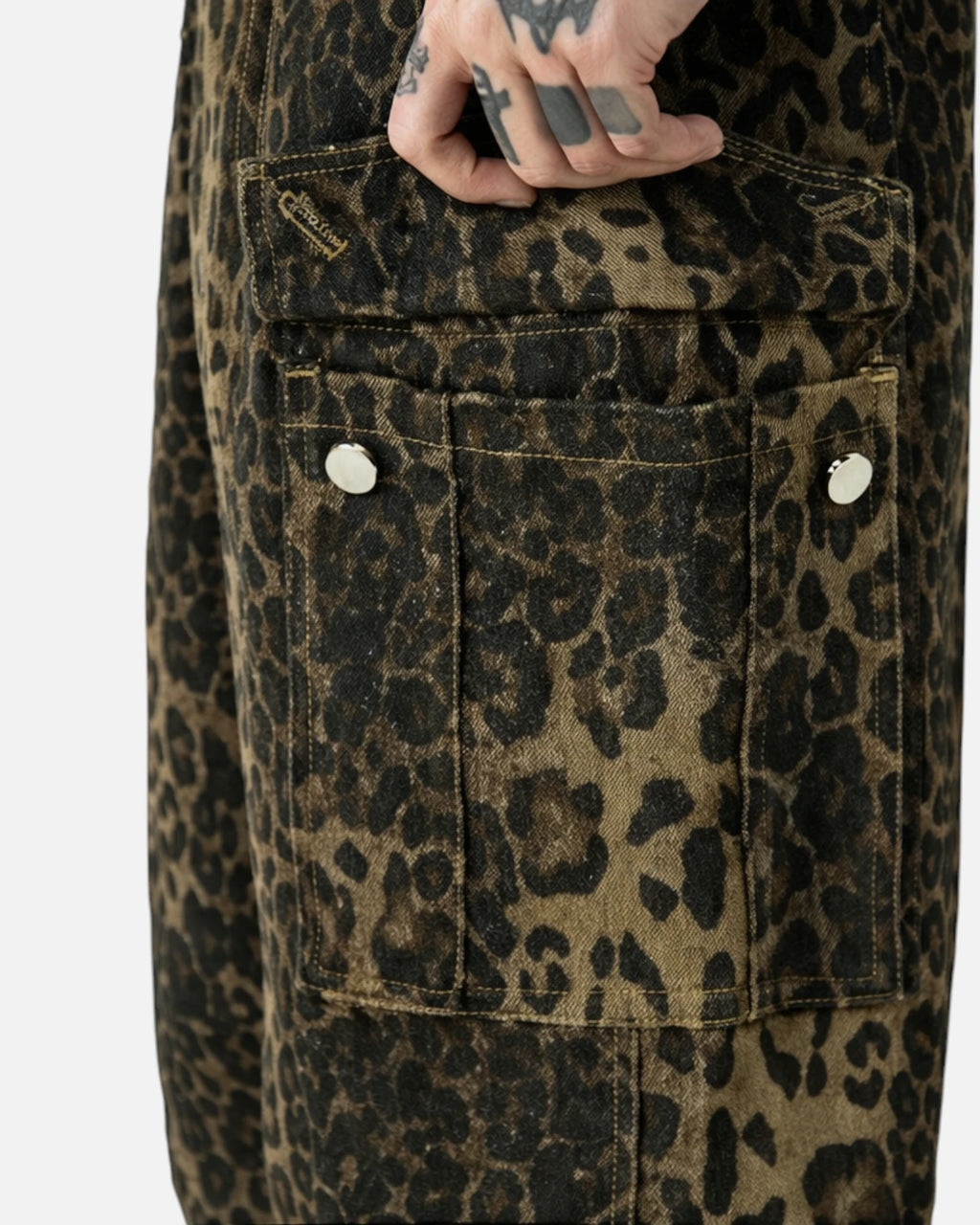 Salopette Léopard Style Décontracté