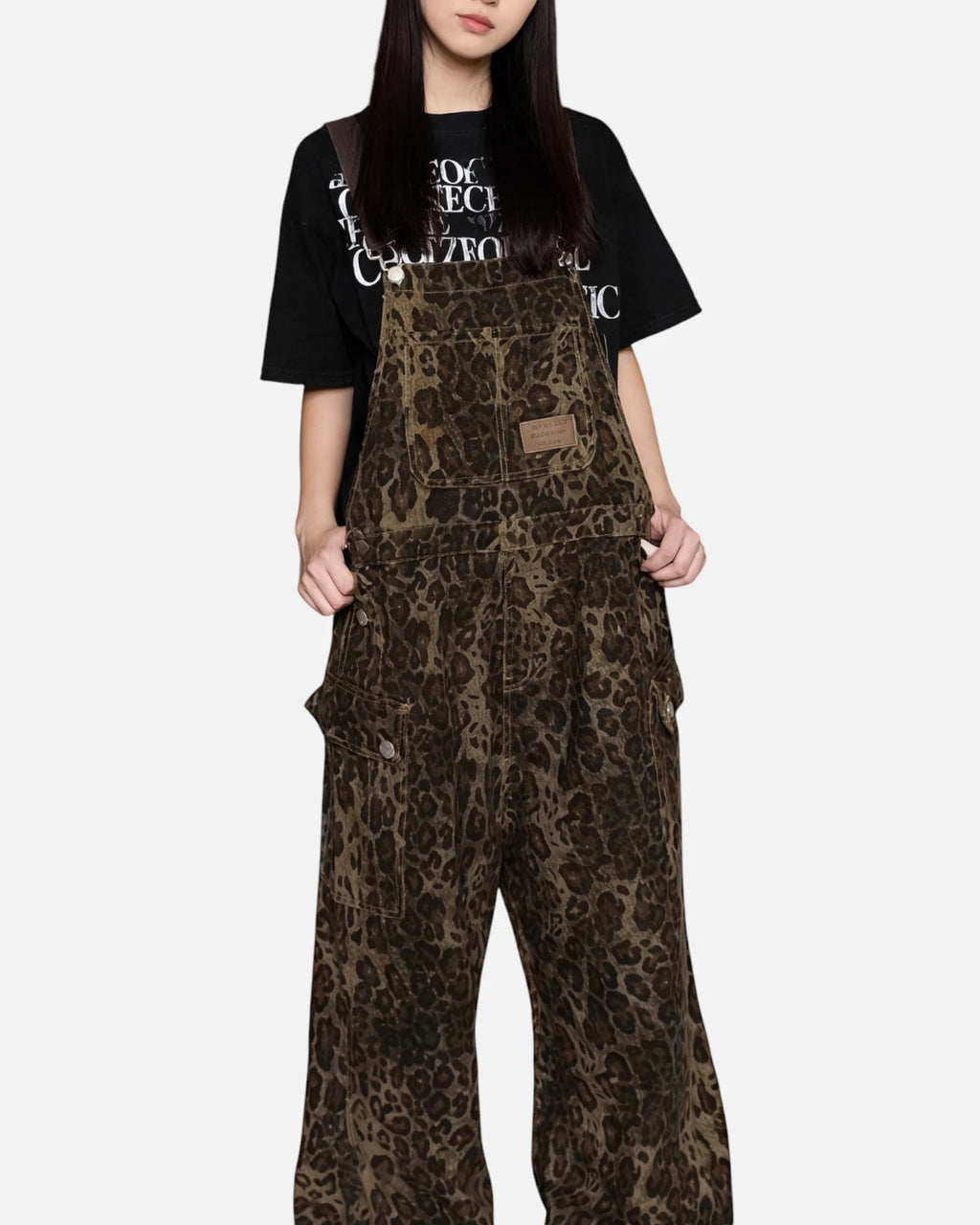 Salopette Femme Retro Leopard