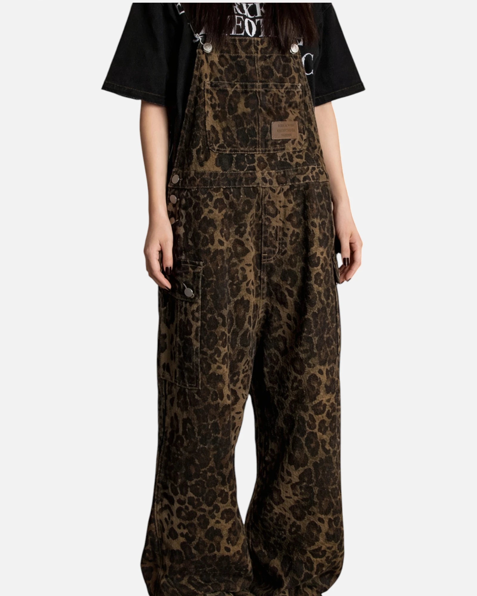 Salopette Femme Retro Leopard