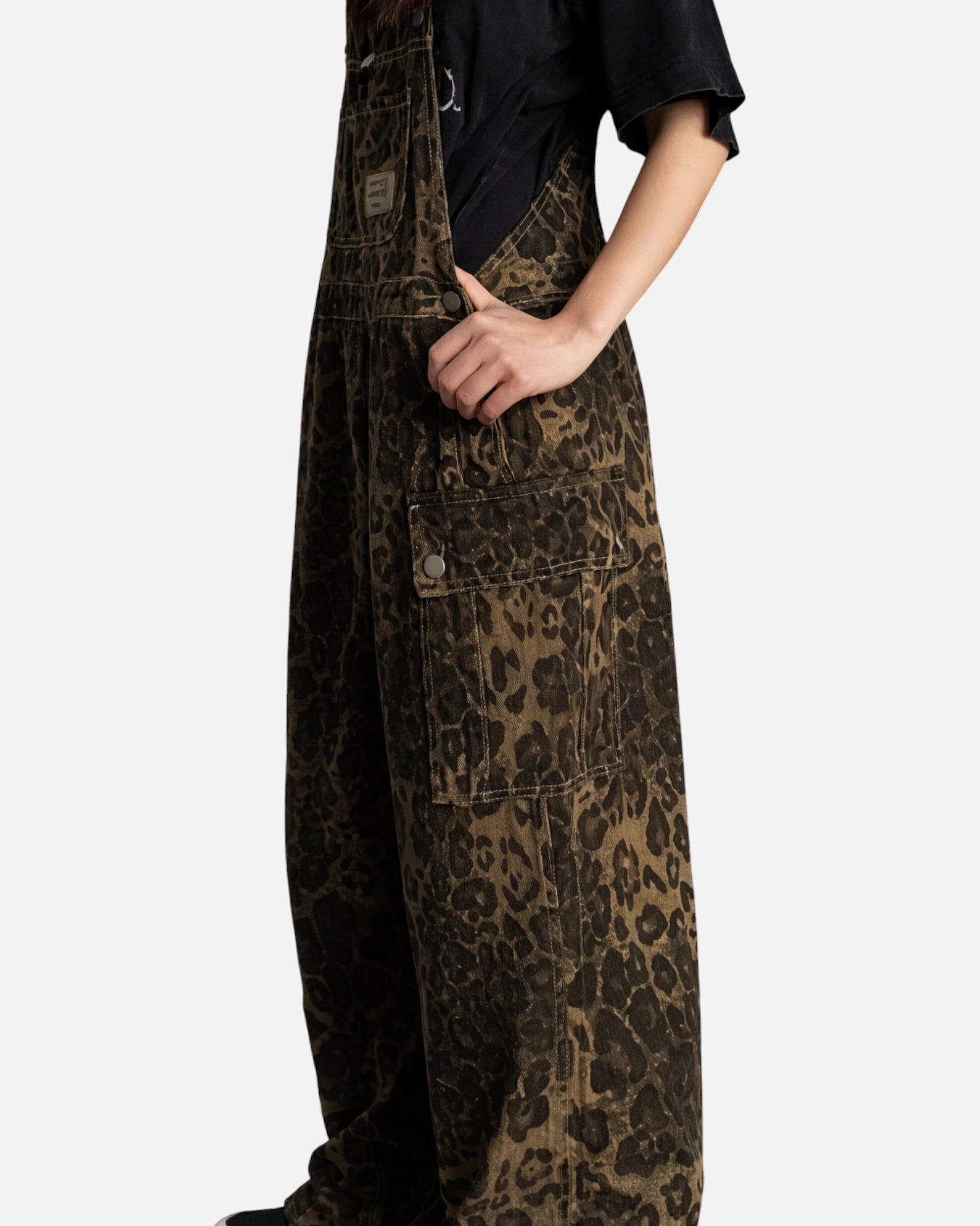 Salopette Femme Retro Leopard