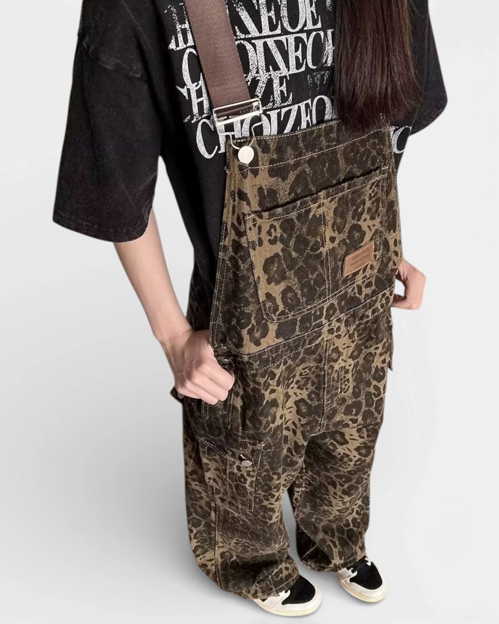 Salopette Femme Retro Leopard