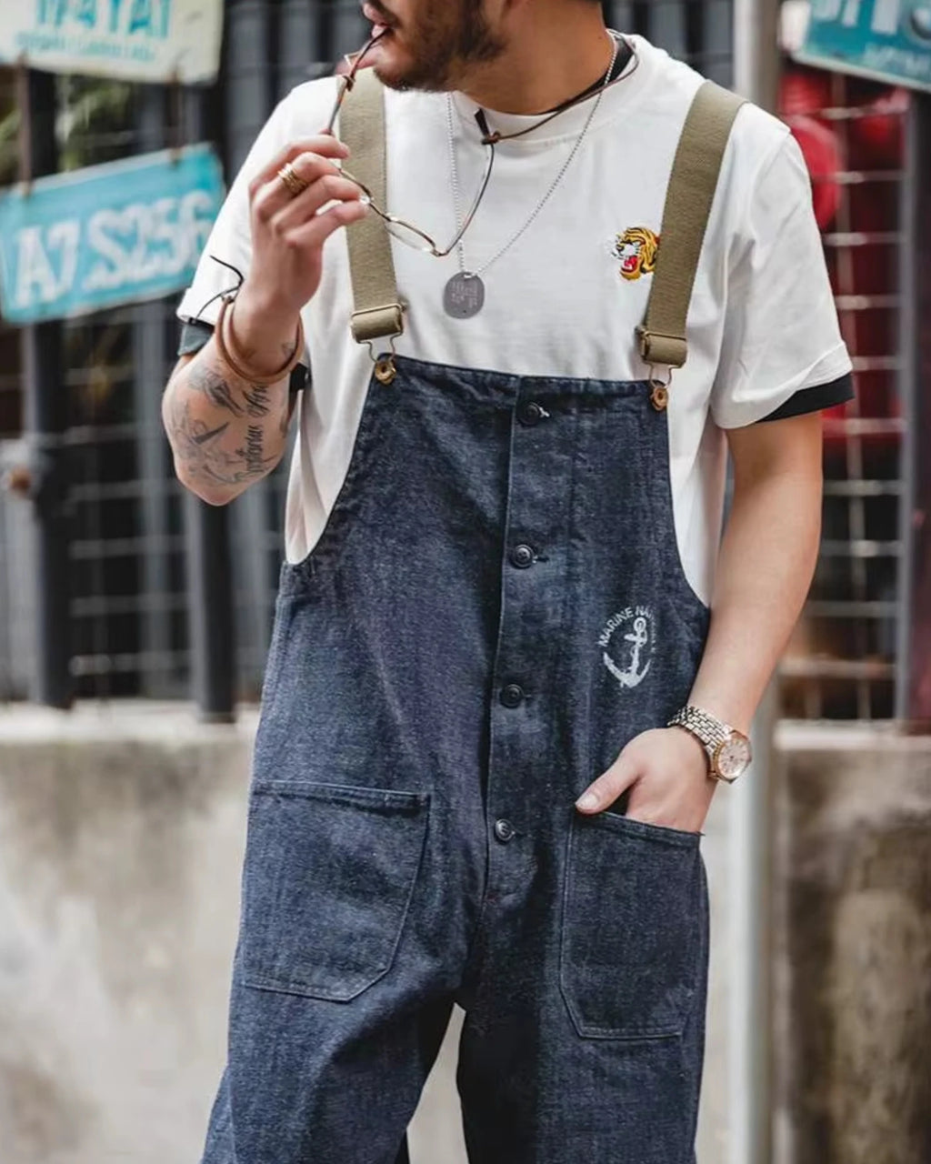 Salopette Marin Jean Cargo | Navix