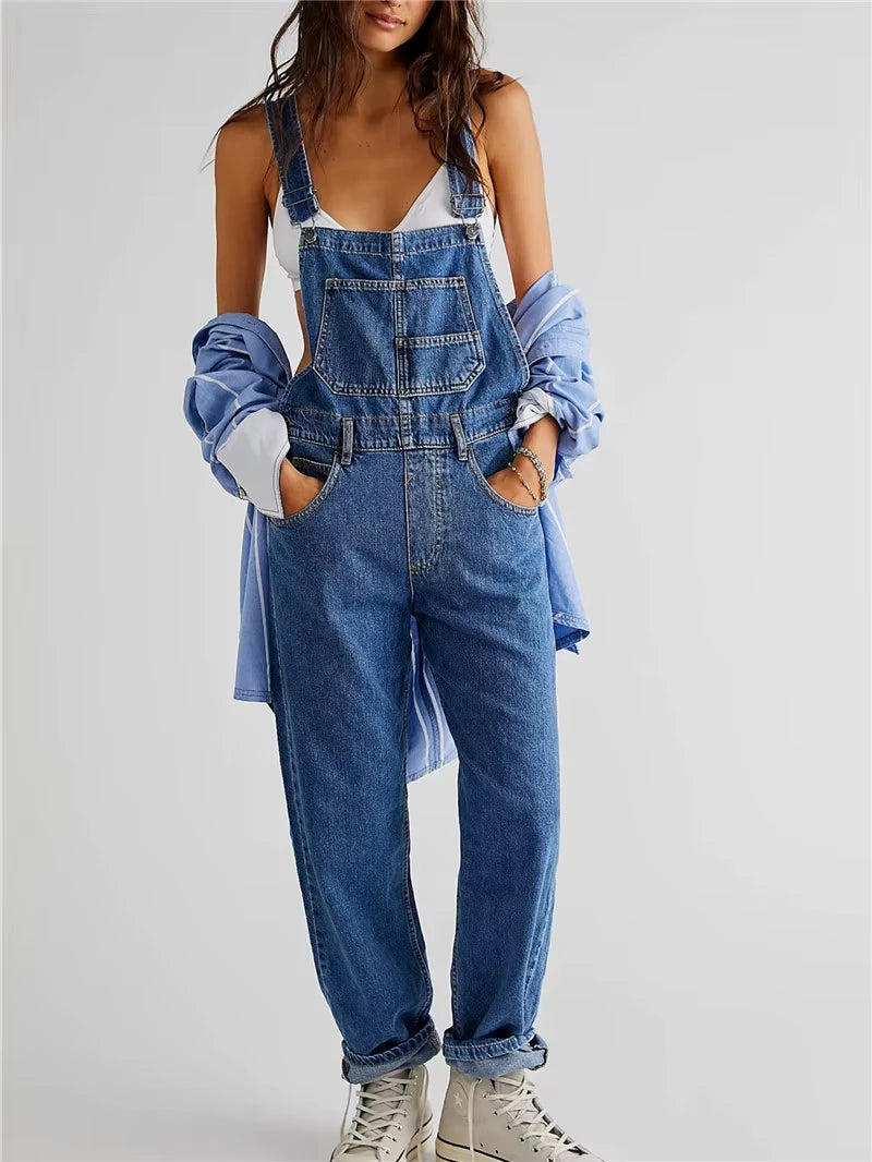 Salopette Denim Tendance Femme