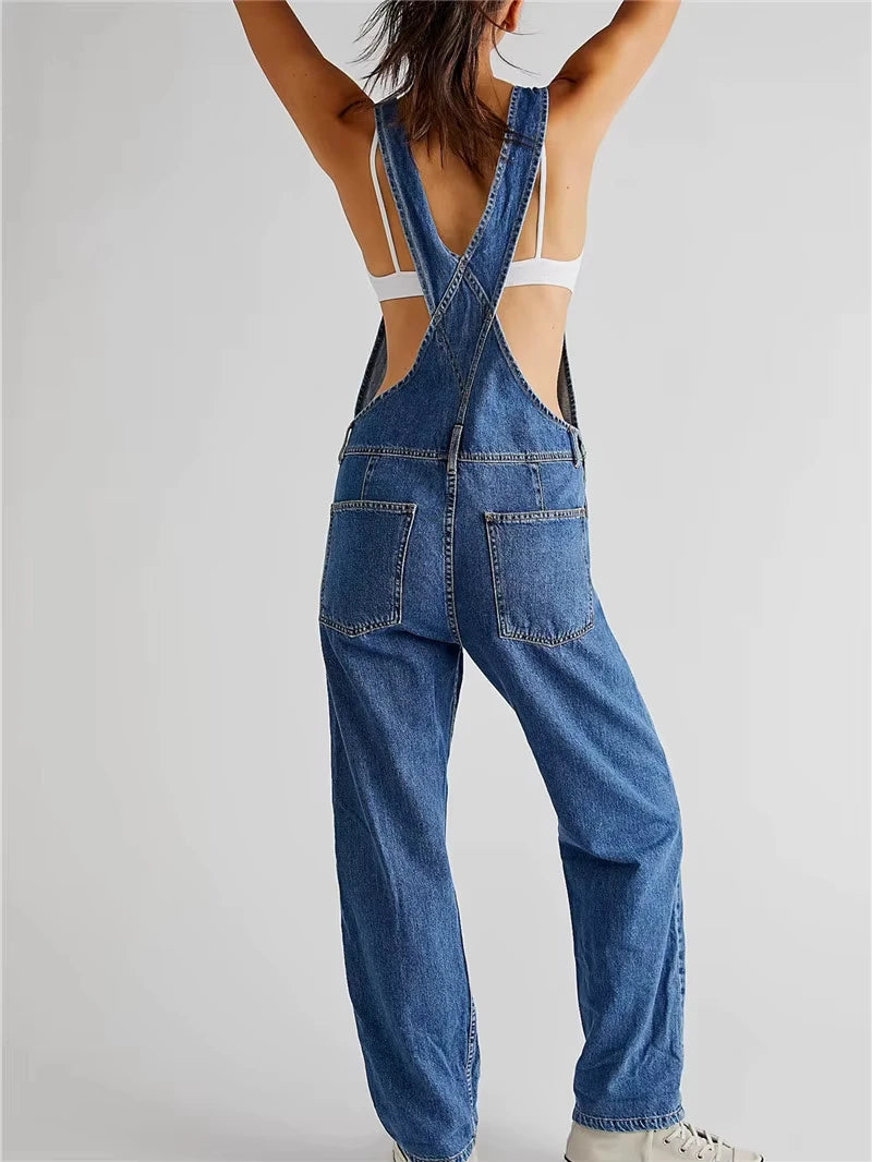Salopette Denim Tendance Femme