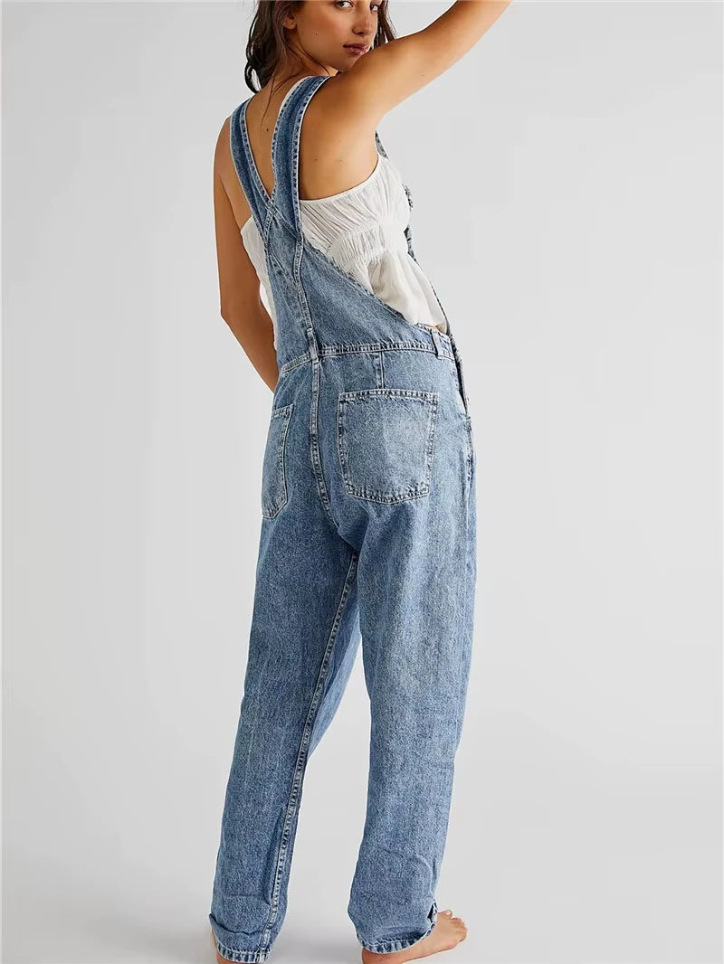 Salopette Denim Tendance Femme