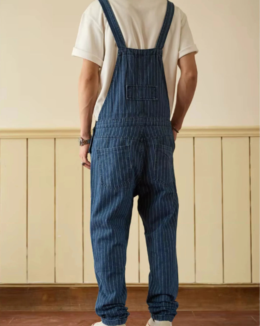 Salopette Rayée Bleu | UrbanLines