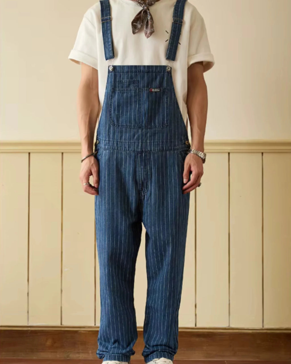 Salopette Rayée Bleu | UrbanLines