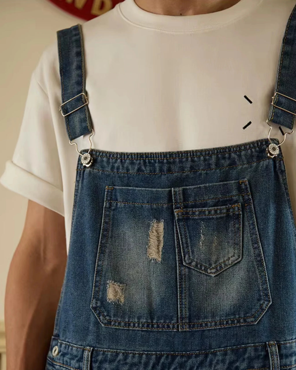 Salopette Denim Déchiré Streetfit