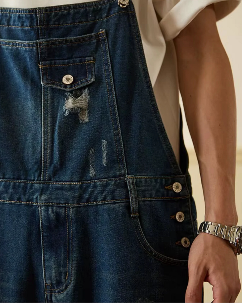 Salopette Denim Déchiré Streetfit