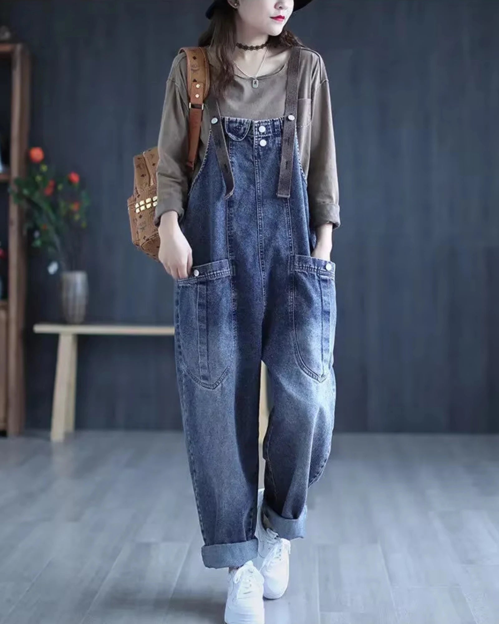 Salopette Jean Style Sarouel