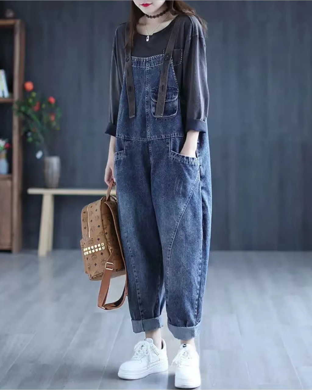 Salopette Jean Style Sarouel