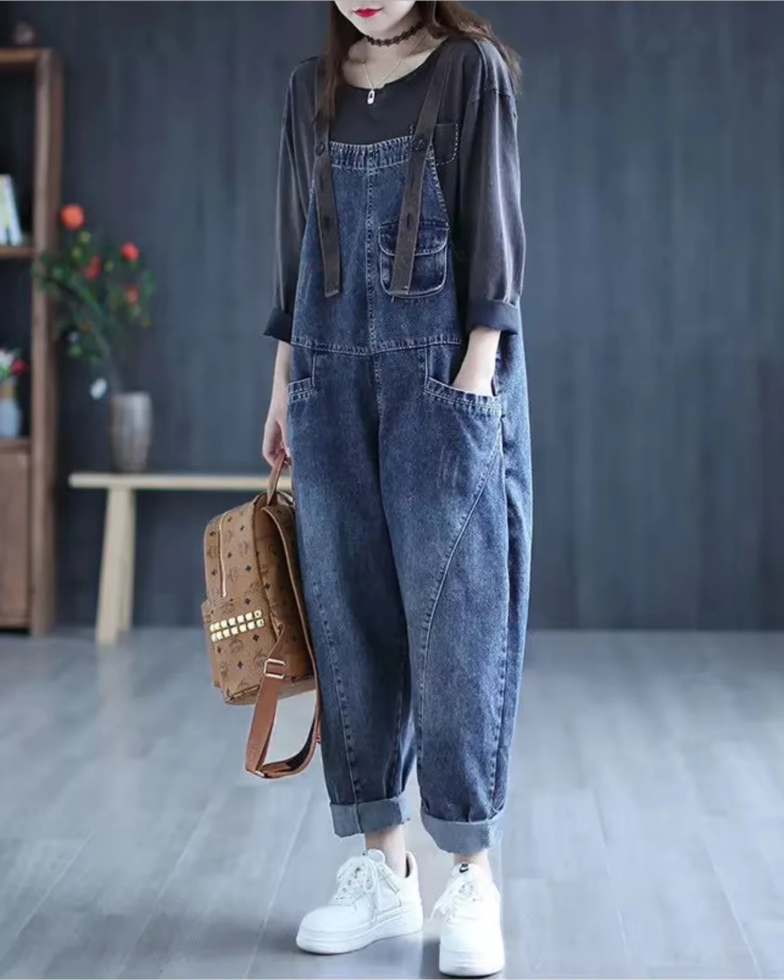 Salopette Jean Style Sarouel