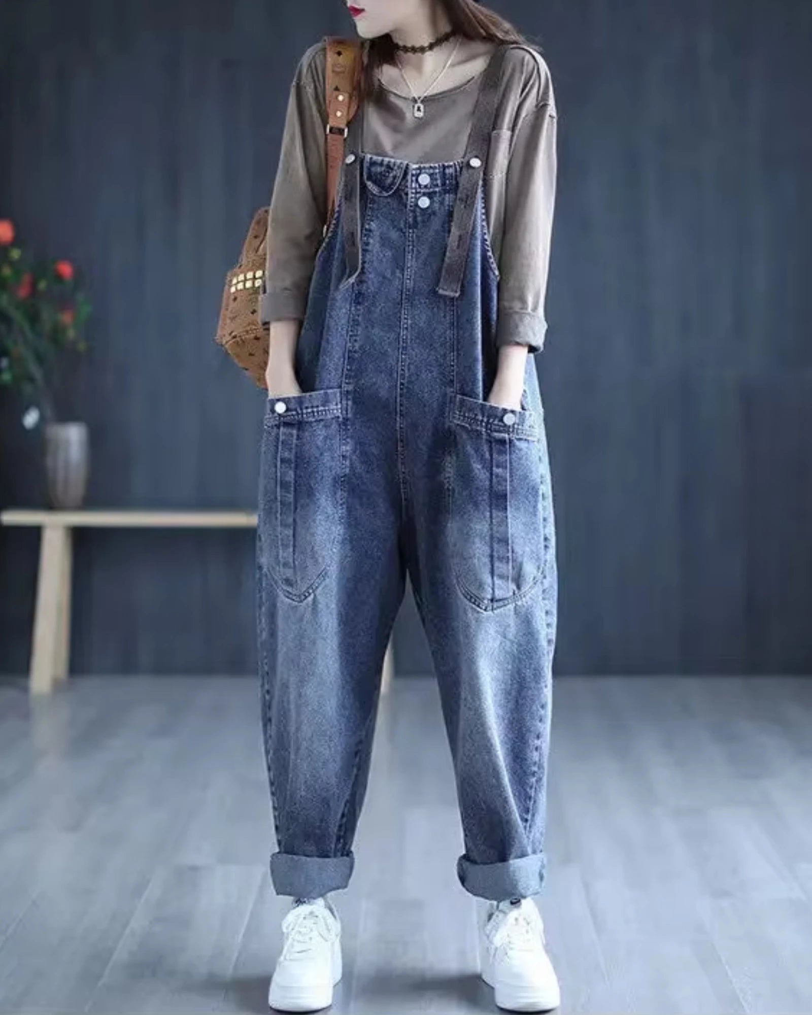 Salopette Jean Style Sarouel