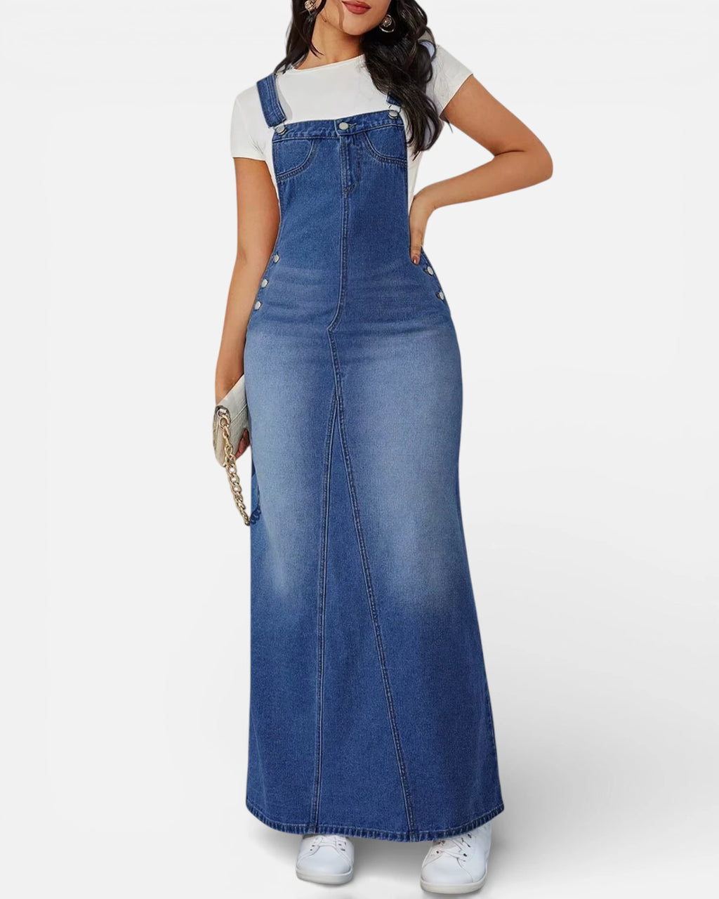 Robe Salopette Jean | UrbanDress