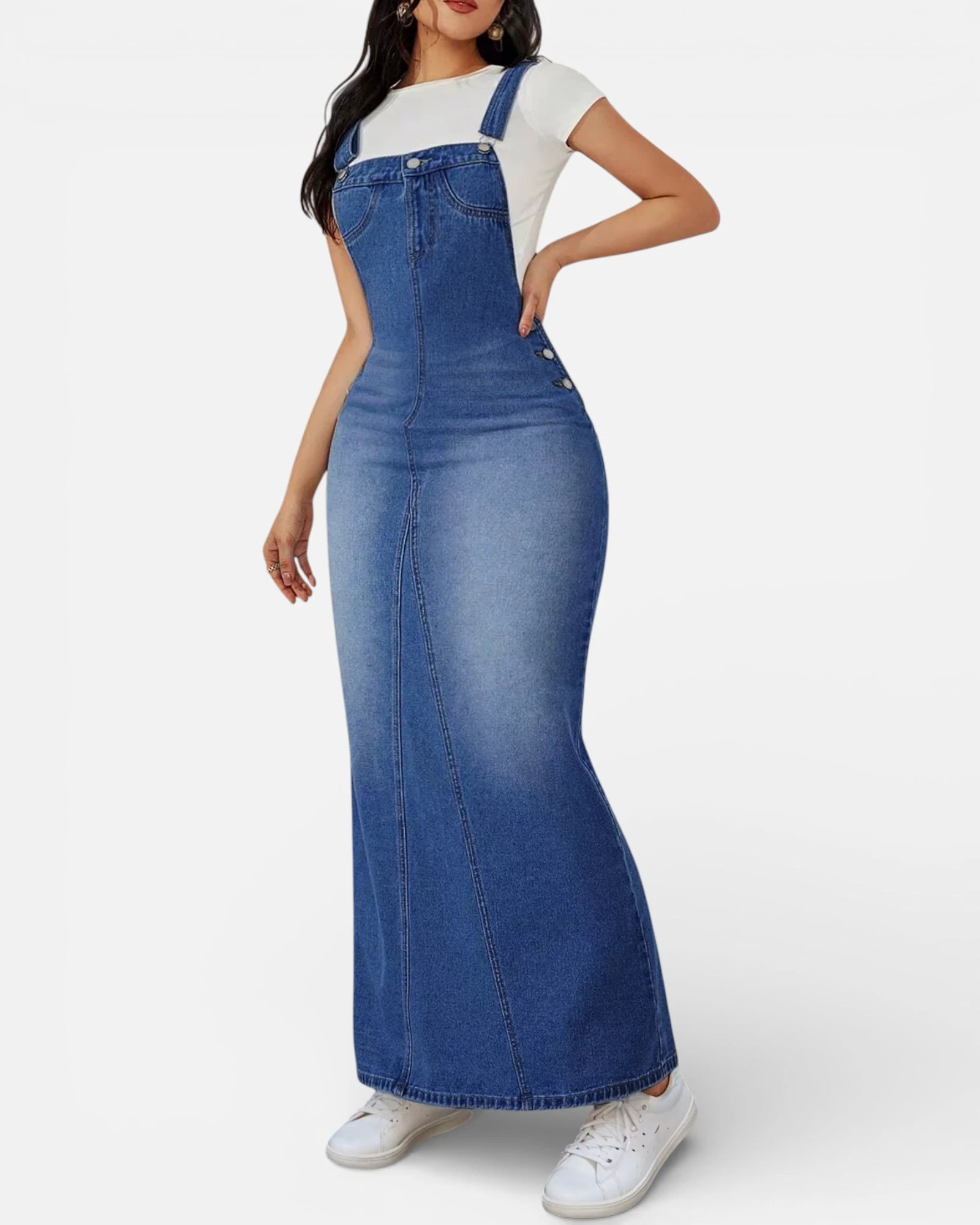 Robe Salopette Jean | UrbanDress