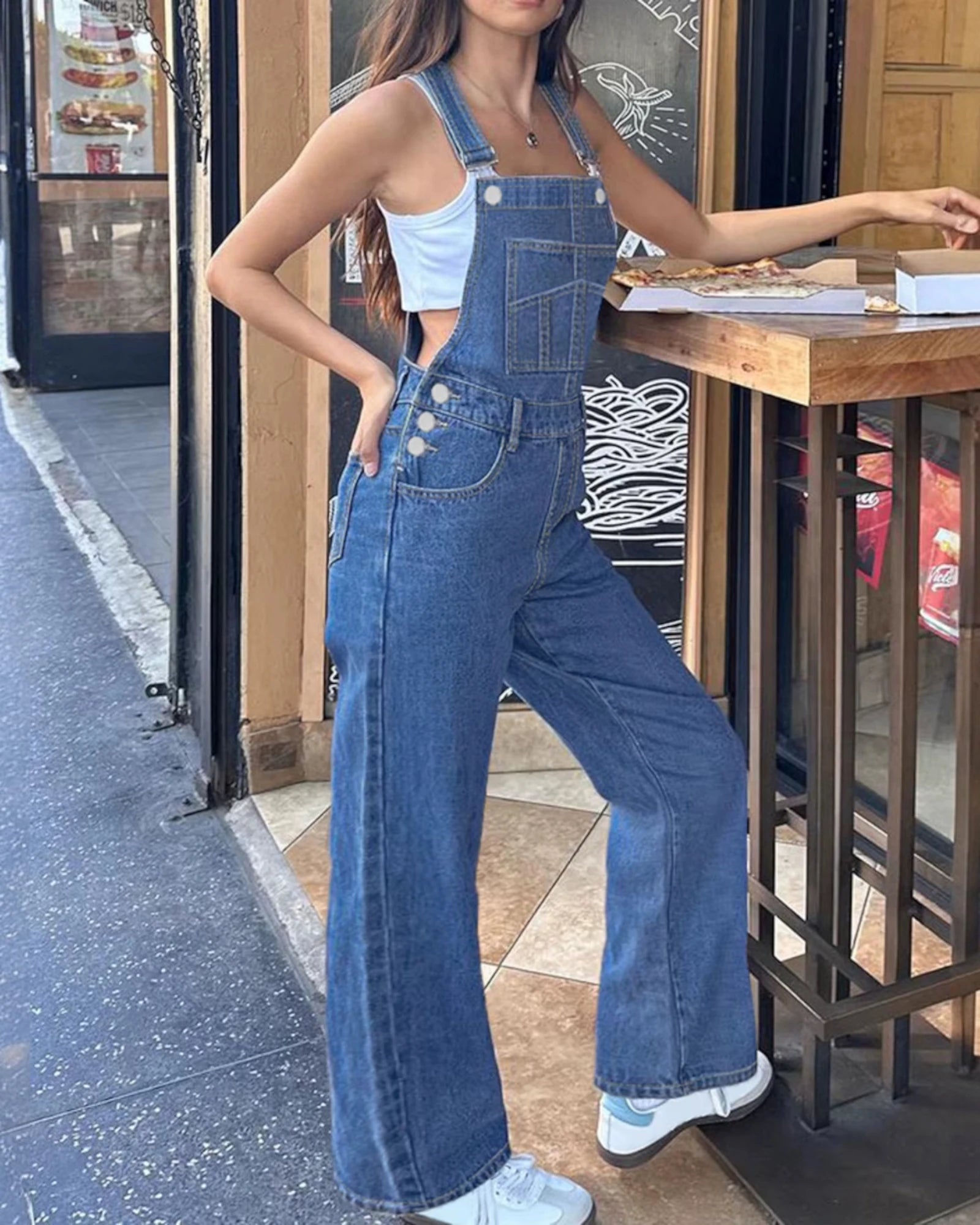 Salopette jean Confortable | Blueva