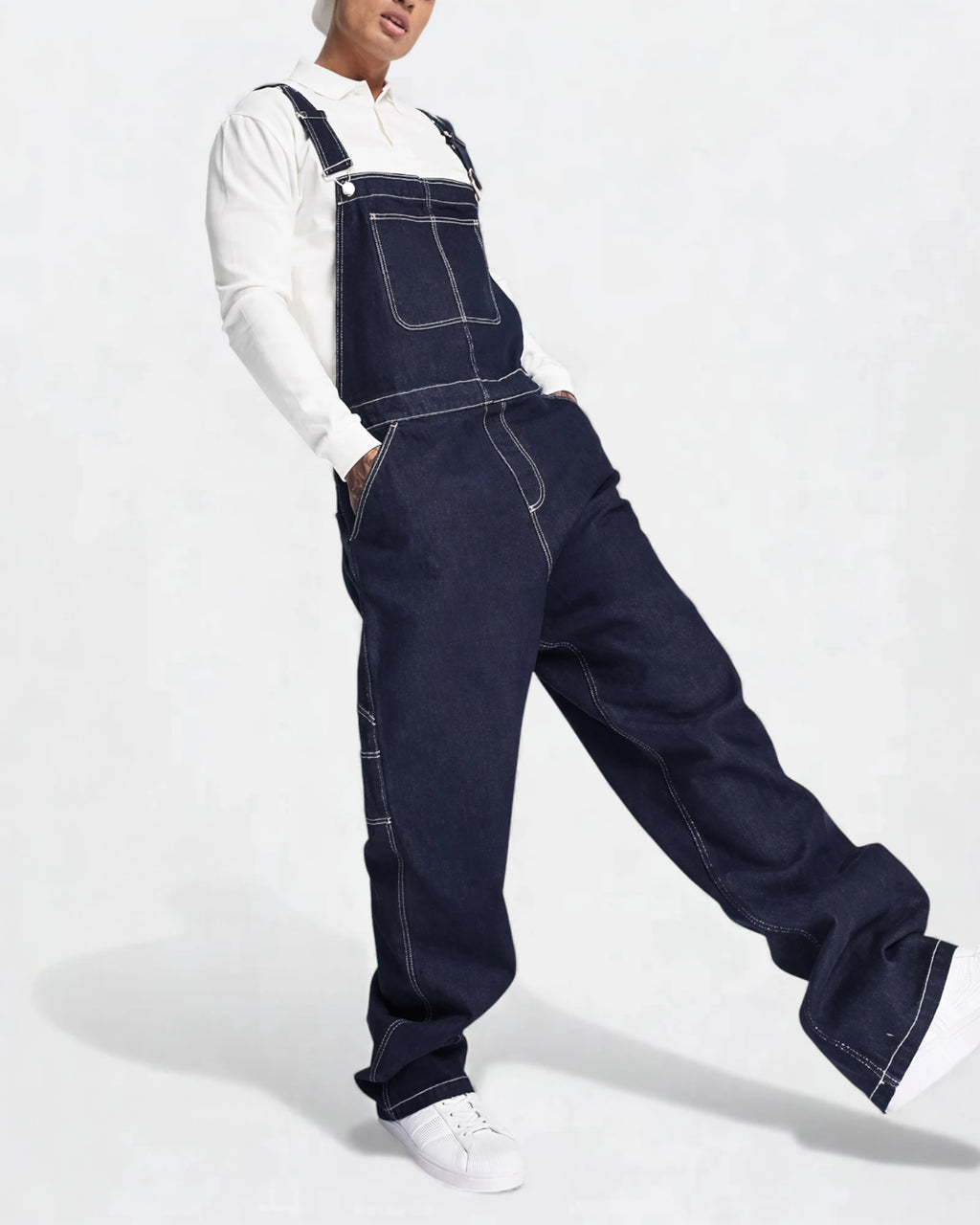 Salopette Jean Homme Coupe Loose