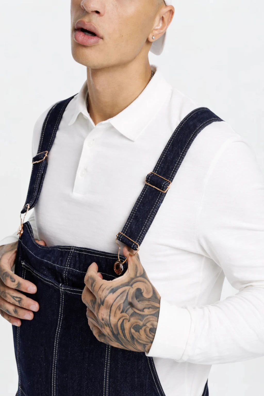 Salopette Jean Homme Coupe Loose